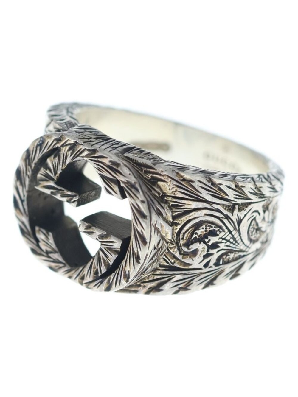 Gucci Interlocking Ring Silver